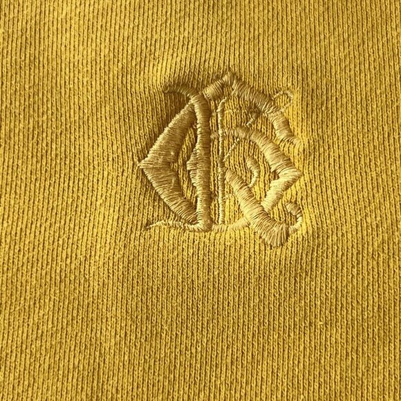 Vtg Calvin Klein Sport Petite Crewneck Sweatshirt Womans Small Gold Embroidered - Picture 3 of 12
